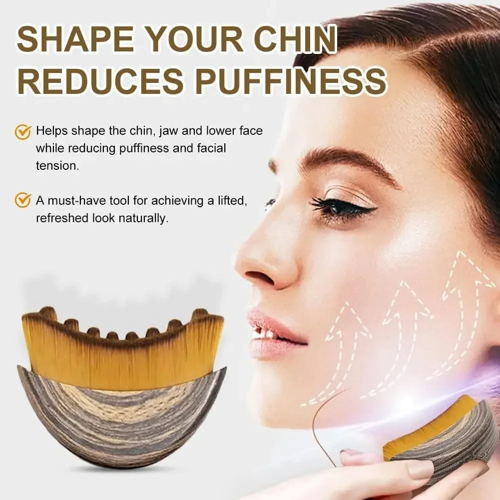 Lymphatic draining Contour Brush