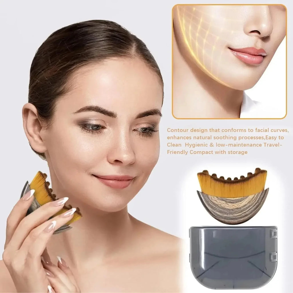 Lymphatic draining Contour Brush