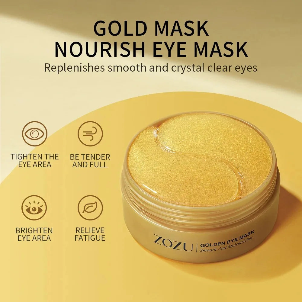 Avocado and Gold Eye Mask Bundle