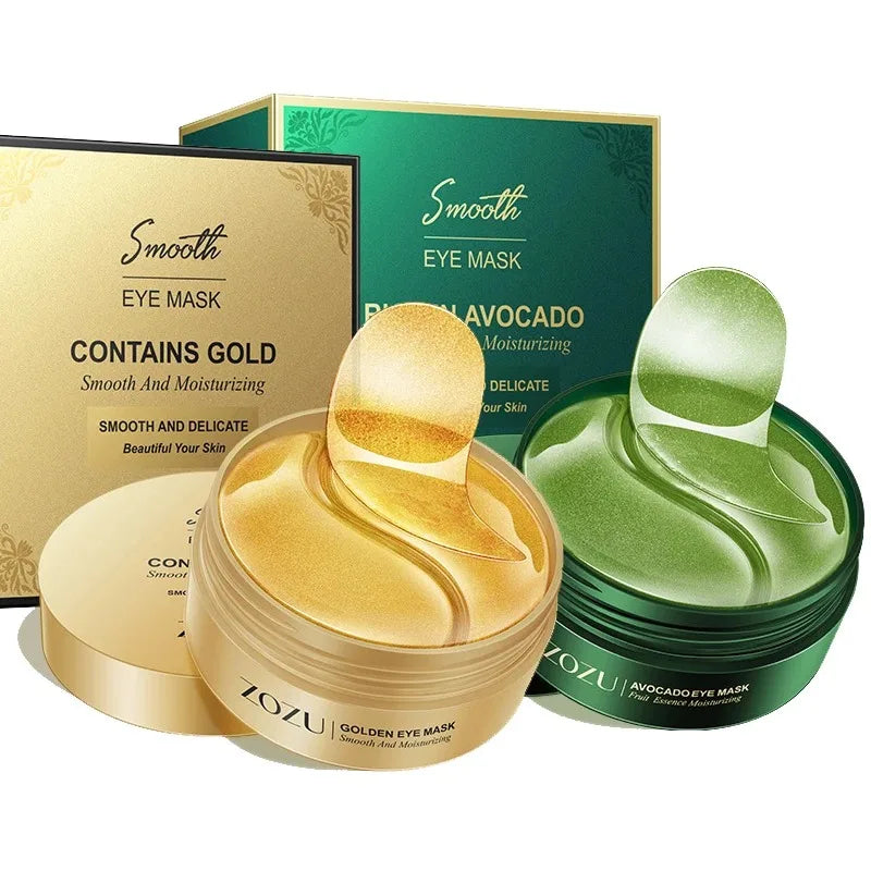 Avocado and Gold Eye Mask Bundle